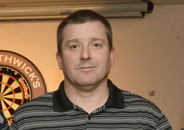 Sean Wilson who claimed the Estate Services Friday Night Darts Individual title last week.