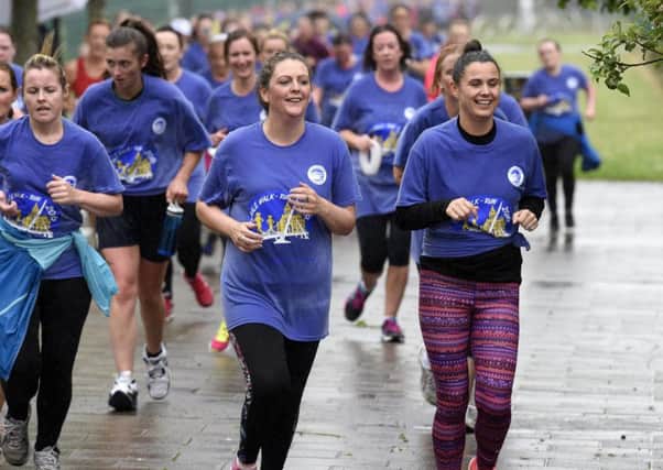 Participants pictured taking part in last year's Foyle Hospice Female Walk/Run. DER2416-136KM