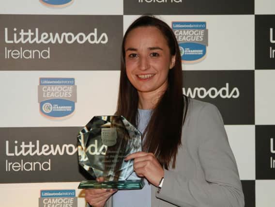 Derrys Karen Kielt pictured at the Camogie Association Player of the League Awards where she was awarded with the Division Two Player of the League Award for the 2017 Littlewoods Ireland Camogie Leagues