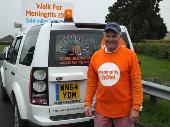 Steve Dyman will set off on his final walk from Derry's city centre on Saturday.