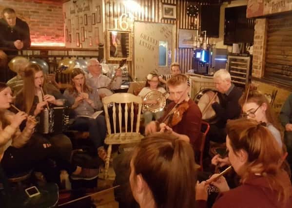 The launch night for the Fleadh in Granny Annie's in Limavady last week.