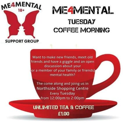 Me4Mental has invited local people to come along to their meetings.