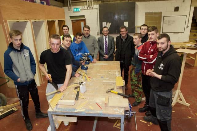 Local people working at the 4Rs social enterprise project in Derry. (Photo - Tom Heaney, nwpresspics)