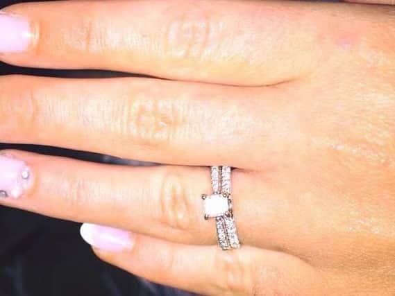 Aine Lynch lost her engagement ring in Derry.