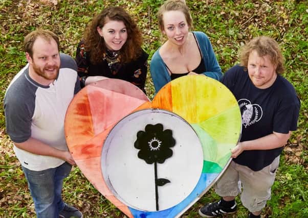 Organisers Ross Parkhill and John Cartwright with Kathryn McShane and Helena Semple.
