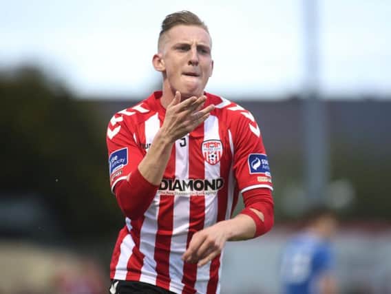 Derry City's Ronan Curtis fired home the opening goal.