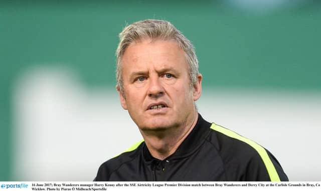 Bray Wanderers manager Harry Kenny was delighted to snatch three points from his side's home clash against Derry City.
