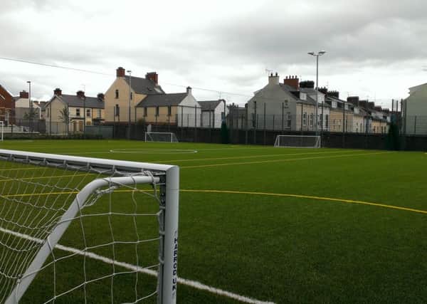 The 3G pitches at Brooke Park.
