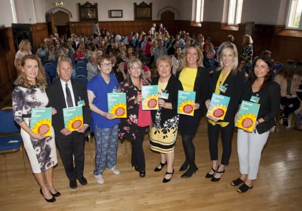Speakers gathered at the Schools for Hope Conference at Magee this week.