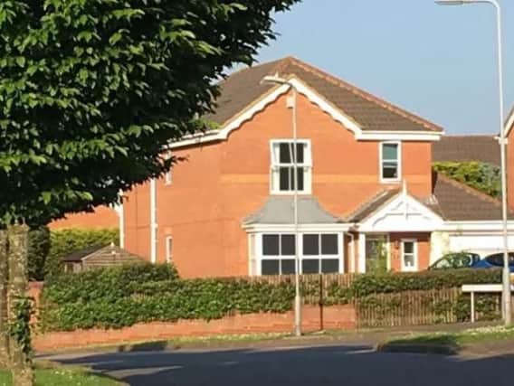 The house in Daventry, England.