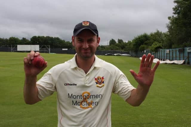 Andy Britton who claimed five wickets as Brigade stayed in title contention with victory over Ardmore