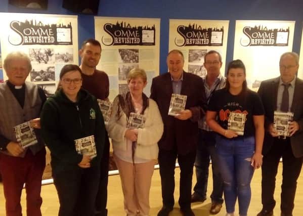 Mickey Cooper with guests at the book launch.
