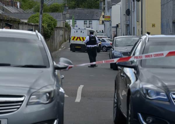 A police cordon around the area near Tryconnell Street where six year-old Donnacadh Maguire died as a result of a suspected hit-and-run.  DER2817GS020