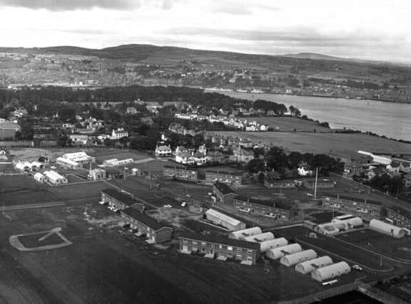 The US naval base on the Limavady Road