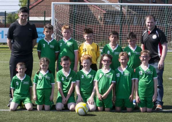 The Illies Celtic under-10 squad who were defeated 3-0 by Tristar