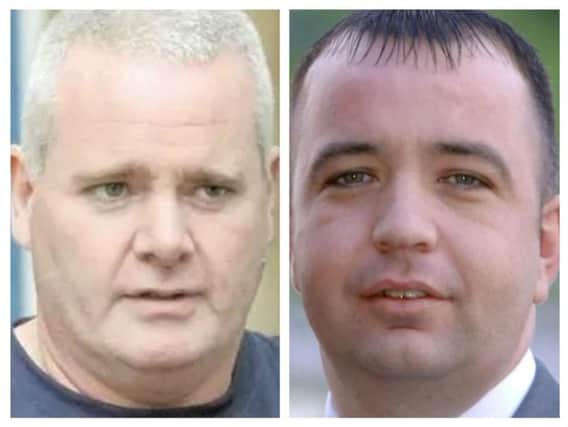 Derry republican, Tony Taylor (left) and SDLP Councillor, Brian Tierney.