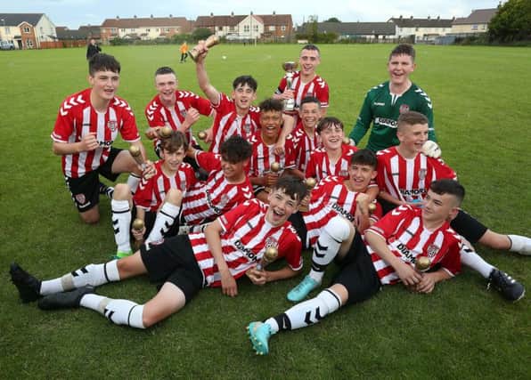 Cup joy for Derry City under 15s at the Foyle Cup.