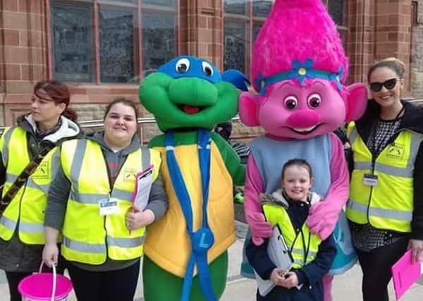 Some colourful characters join fundraisers for Me4Mental at a previous fundraising drive in the city centre.