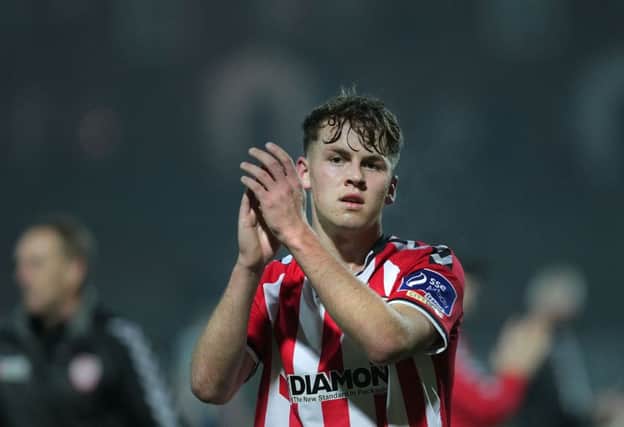 Derry City's Ben Doherty is looking forward to Friday night's crunch clash with Shamrock Rovers in Tallaght.