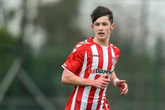 Derry City midfielder Rory Holden.