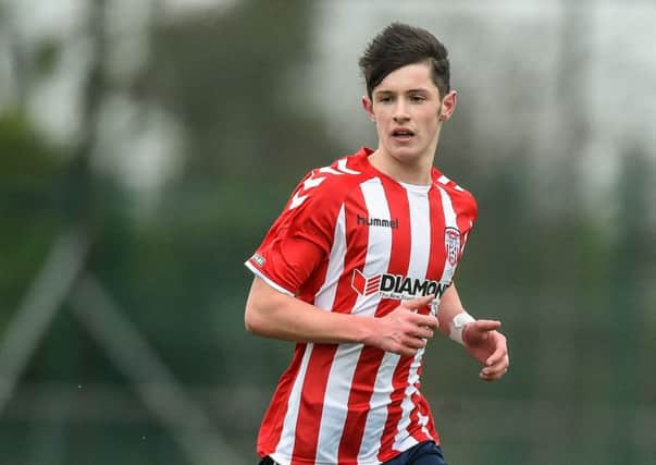 Derry City midfielder Rory Holden.