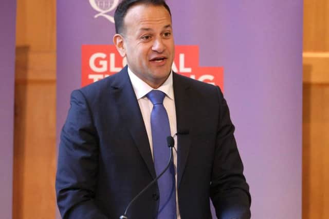 Leo Varadkar delivered the speech as he began his first official visit to the North on Friday morning