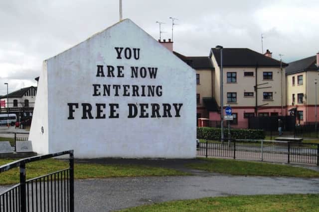 Free Derry Corner - an icon of the civil rights era.