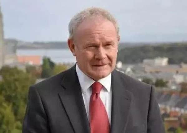Martin McGuinness pictured in his beloved home place of Derry.