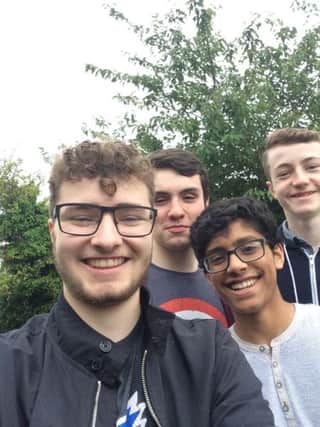 The boys raised £700 for Macmillan.