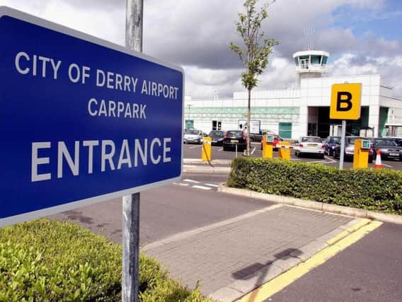 The family pet ran off in the direction of City of Derry Airport.