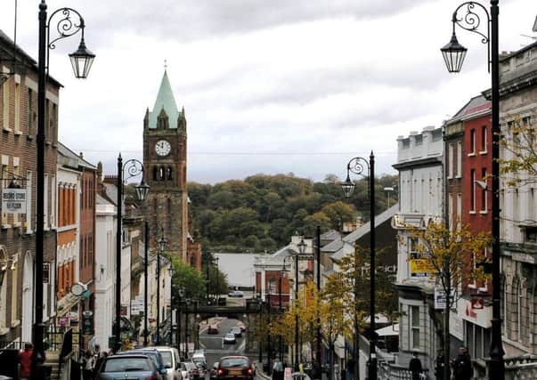 Shipquay Street in Derry's city centre.