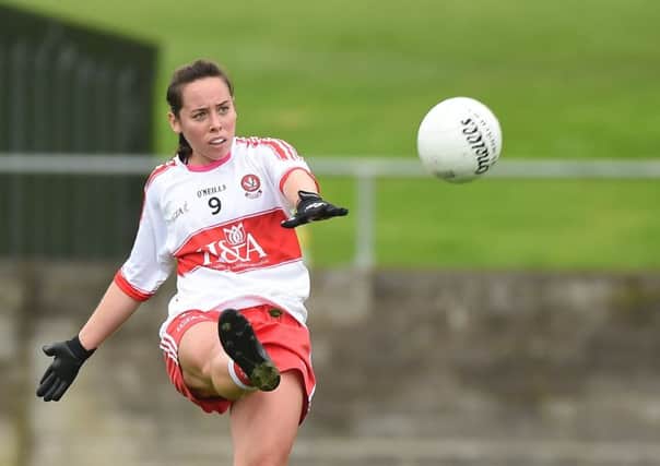 Steelstown captain, Emma Doherty represents Derry in the TG4 Ladies Football All Ireland Junior Championship Final against Fermanagh at Croke Park on Sunday.