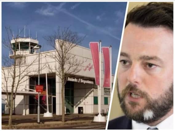 SDLP leader, Colum Eastwood, believes the future of City of Derry Airport is at risk because of the political stalemate in the North.