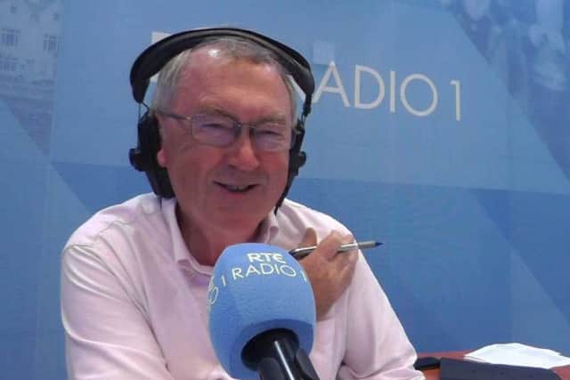 Irish radio presenter, Sean O'Rourke.