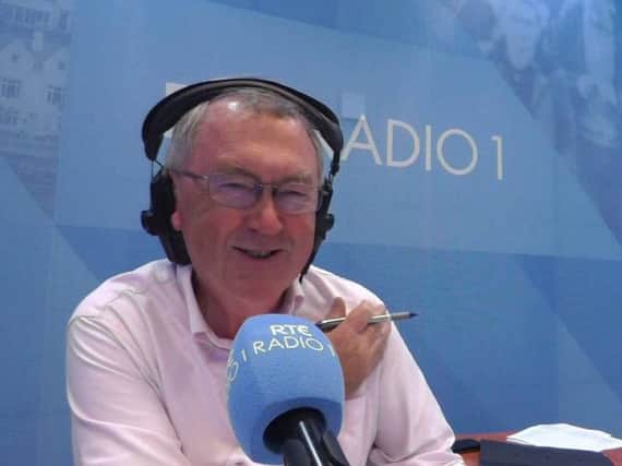 Irish radio presenter, Sean O'Rourke.