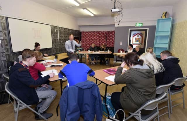One of the classes started at the new Education Hub at Dove House.