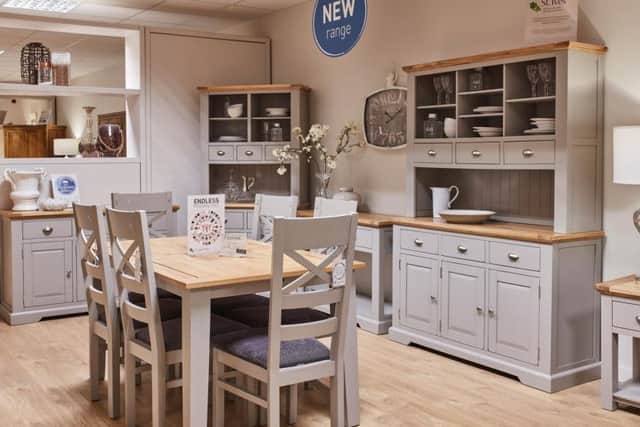 The new St. Ives range (above) will be available in Oak Furniture Land when it opens in Derry this weekend.