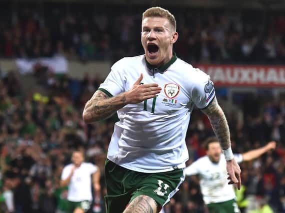 James McClean scored the winning goal for Ireland against Wales. (Photo: Sportsfile)