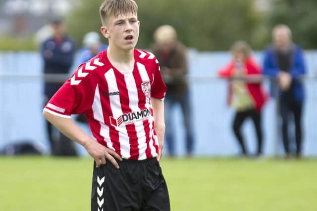 Derry City's Ronan McKinley has been selected by the Republic of Ireland for the forthcoming Victory Shield tournament.