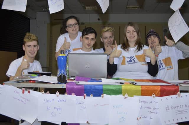 Young people from Derry at Rainbow Health Limiteds youth project