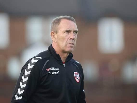Kenny Shiels, Derry City manager.