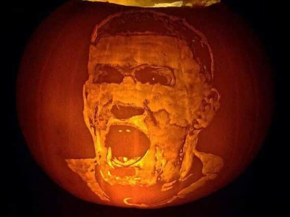 The James McClean pumpkin carving by Shane Kenny.
