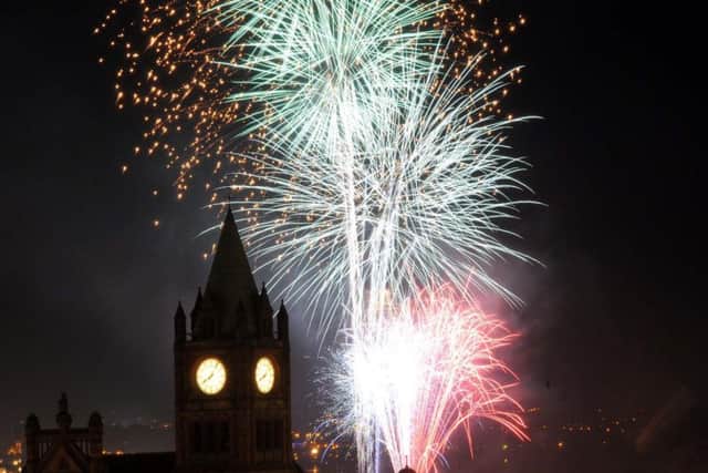This year's fireworks finale in Derry will take place at 8.15pm.