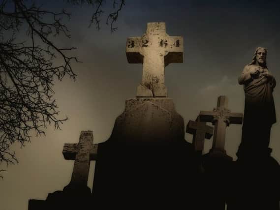 Would you dare spend a night in a graveyard like this one?