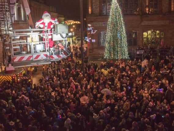 Santa Claus is travelling all the way from the North Pole to switch on the Christmas lights in Derry.