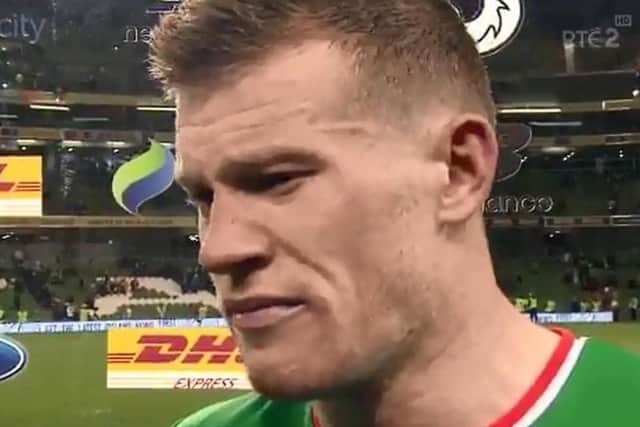 Derry man and Republic of Ireland international, James McClean, said he was "devastated" after the result against Denmark in Dublin on Tuesday.