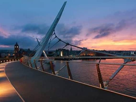 Derry's iconic Peace Bridge. (Credit: Royal Town Planning Institute)