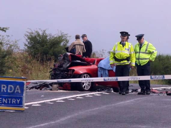 The scene of a fatal road traffic collision outside Letterkenny in 2008.